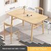 Modern Minimalist Rectangular Dining Table and Chair Set for Small Spaces