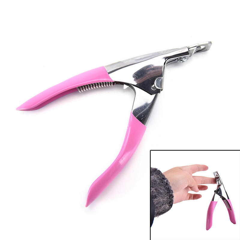 Vogue False Nail Art Tips Acrylic Uv Gel Edge Manicure Cutter Clipper Tool