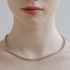 HAS [Silver925] HTY013 Grey Pearl Necklace