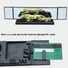 Car Clip On Rear View Mirror Convex Mirror Driving Safety Universal Wide Angle Rear View Mirror Auto Car Interior
