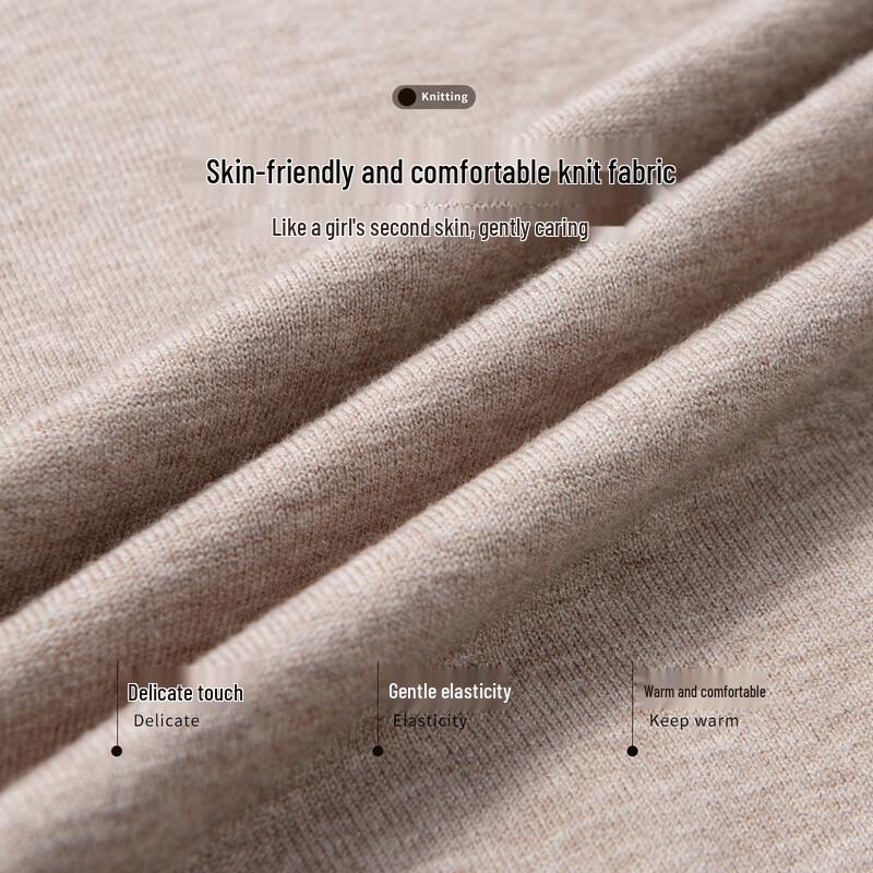 Hodo Men's Thickened Faux Two-Piece Knit Sweater