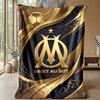 Olympique Lyonnais FC Soft Flannel Fleece Blanket Lightweight Cozy Warm Throw Blanket For Sofa Bed Home Decor