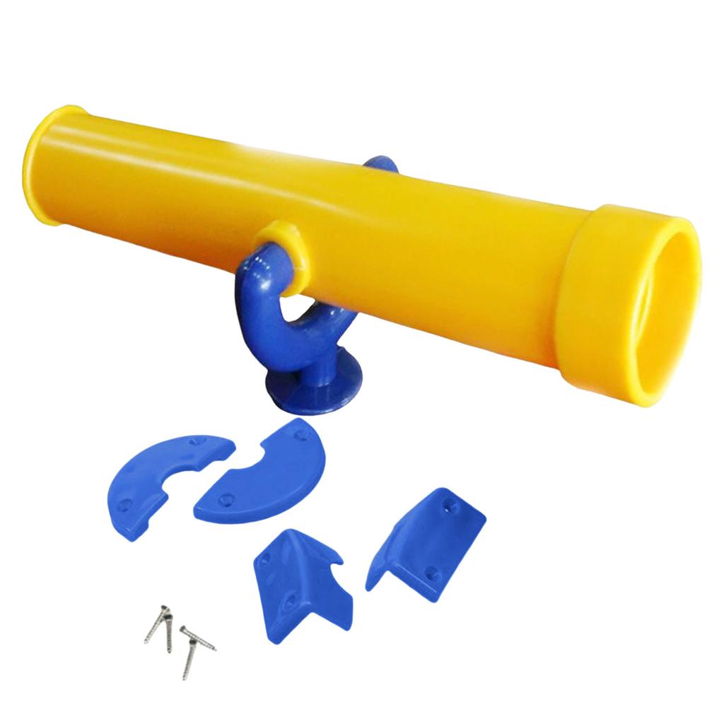 Easy Mounting Kids Pirate Telescope Imagination Playset for Boys Girls Outdoor Playground Fun