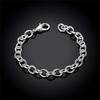 Copper Plating O-Shaped Link Chain Bracelet For Men& Women Simple Versatile Copper Color Unisex Jewelry For Lovers