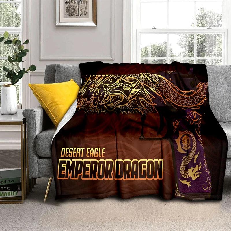 3D Gun Knife USP,AK,M4,AWP,Rifle Pistol Cartridge Blanket,Soft Throw Blanket for Home Bedroom Bed Sofa Picnic Cover Blanket Kids