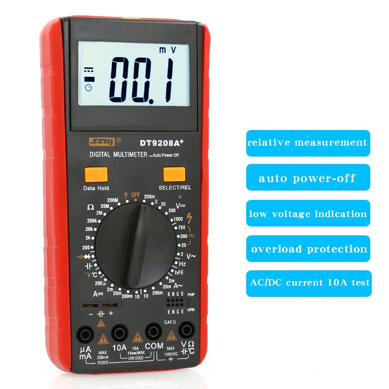 SZBJ BM9205A+ High Precision Electronic Multifunction Digital Multimeter
