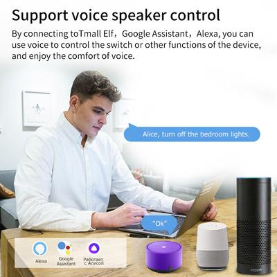 Zigbee 3.0 Wifi Tuya Smart Swich Alexa Google Assistant Home Automation DIY 16A Mini Breaker Light Switch Voice Control 100-240V