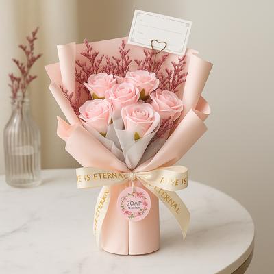Large Pink Roses Bouquet – Love Is Eternal – Gift Card