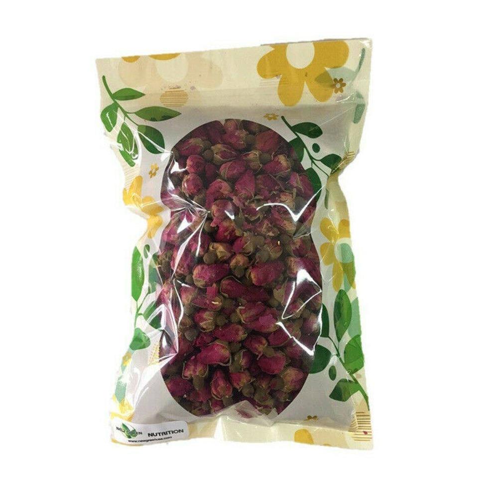100% Natural Dried Red Rose Buds Herbal Tea 4 oz 01