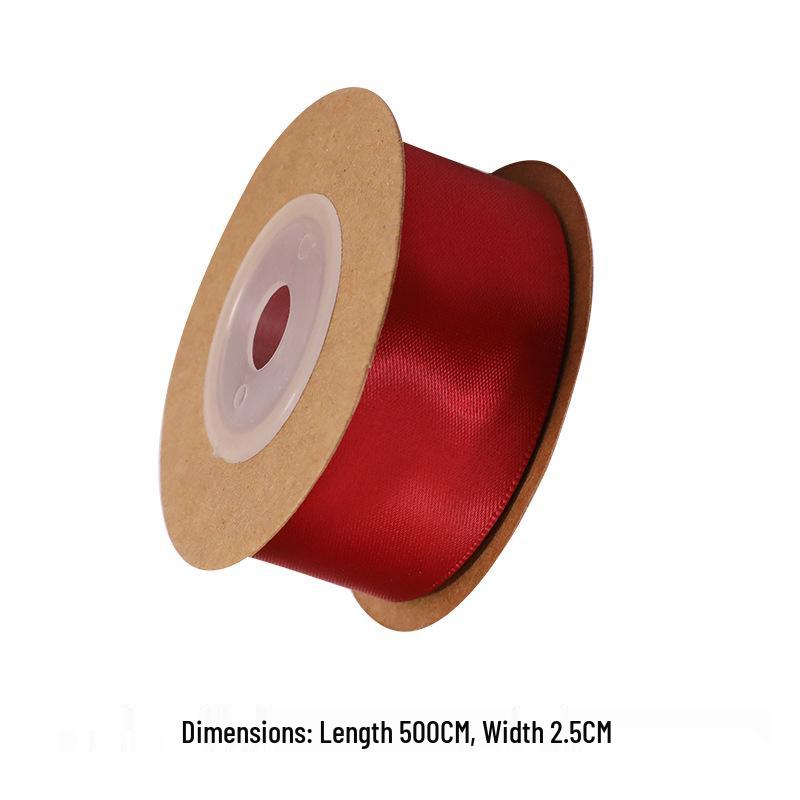 Double-Sided Woven Silk Ribbon for Gift Boxes and Decorations