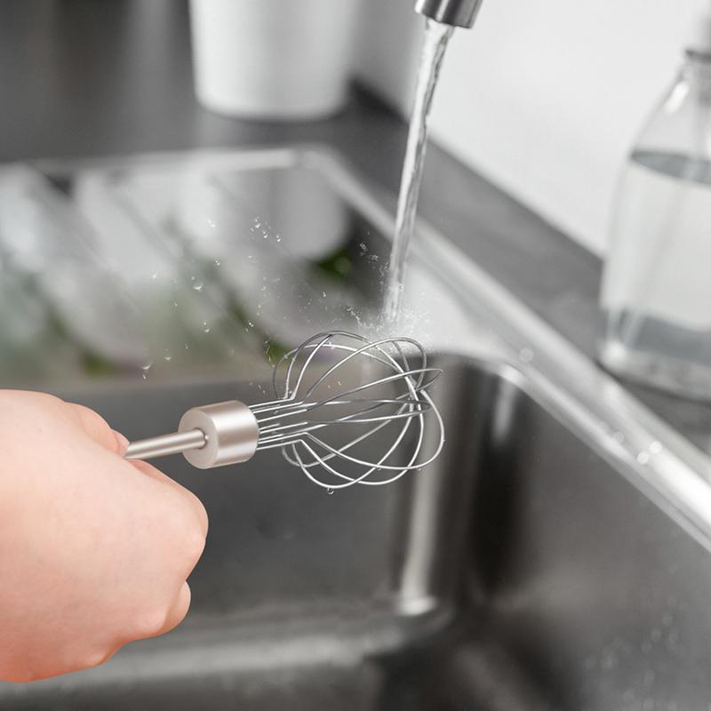 Elektrischer Mixer Handheld Küchenhandmixer Wiederaufladbar Hochgeschwindigkeits-Rührbesen Tragbar zum Teigmischen Milchaufschäumen Reisen