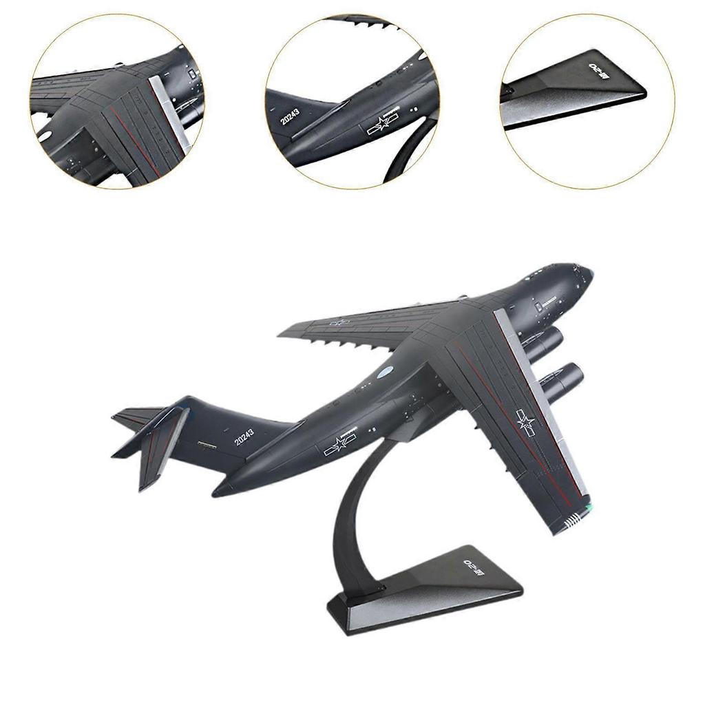 Diecast Model Aircraft Toy Y-20 1/144 for Boys Birthday Gift Room Decoration