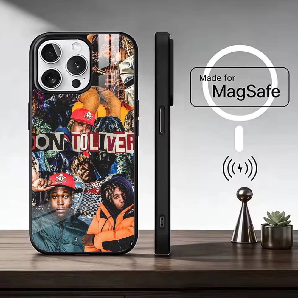 

Чехол для телефона D-Don toliver Cool rapper для iPhone 17, 16, 15, 14, 13, 12, 11 Plus, Pro, магнитный с Magsafe, беспроводная зарядка iPhone11