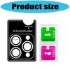 Tempered Glass Lens Guard Precisions Engineered Cut Fingerprint Resistant Coating for Phone 16 Series Camera