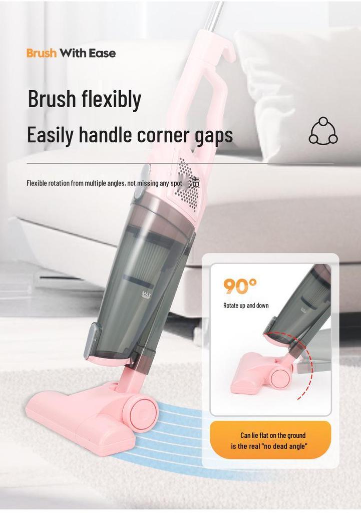 Ruční a tyčový vysavač s vysokým sacím výkonem pro domácnost i auto