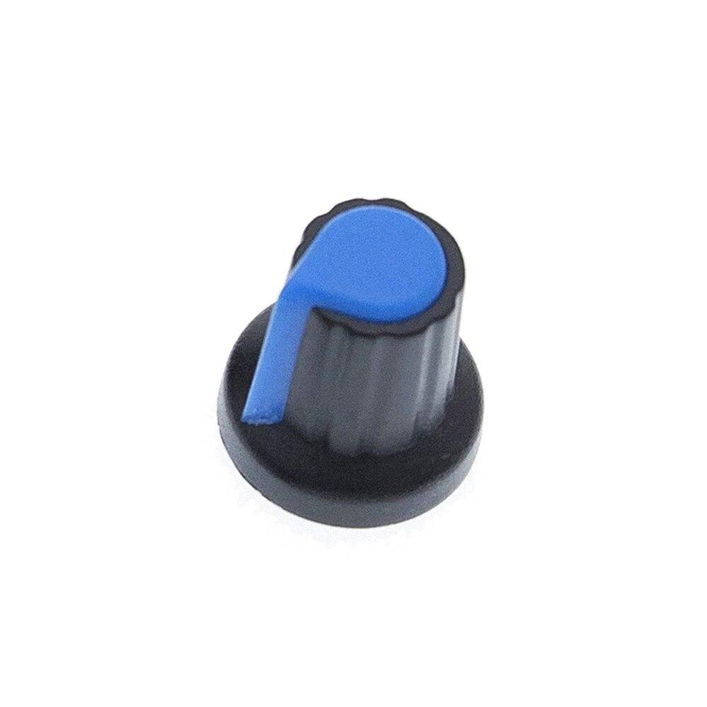 10PCS/lot WH148 potentiometer knob cap(copper core) 15X17mm 6mm Shaft Hole AG2 Yellow Orange Blue White Red