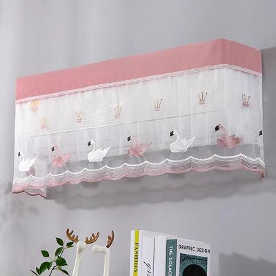 Universal Anti-Blow Air Conditioner Dust Cover - Non-Removable Fabric for Hanging Units
