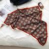 Cashew flower silk scarf new trend bag headscarf headband neck protector scarf scarf small shawl triangle scarf fart curtain