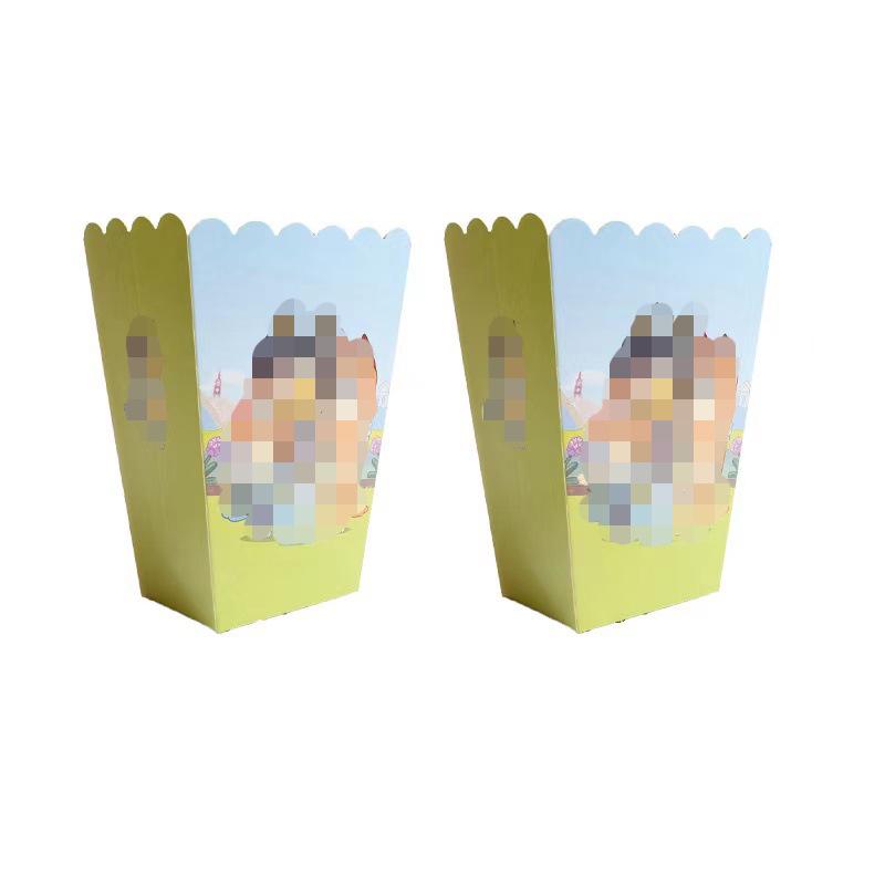 Bluey Birthday Party Tableware Set: Disposable Plates, Cups, Flags, Cake Toppers
