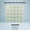 Heat-Resistant 2.6mm Pegboard Nails Set, 104 Pins for Perler Beads Mat Tool
