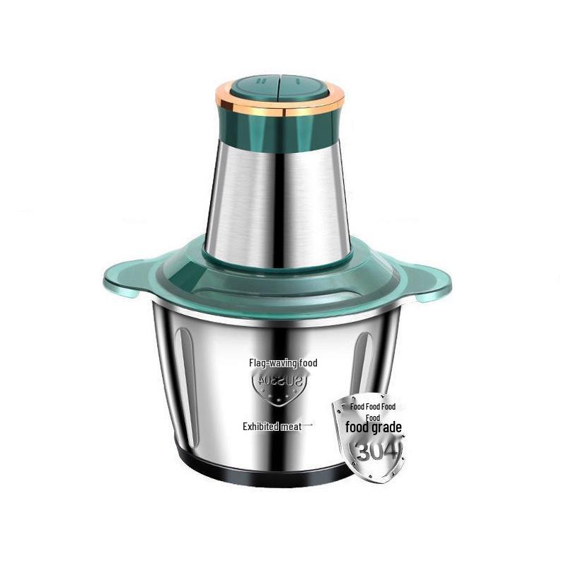 Semi-Automatic Stainless Steel Meat Grinder & Food Processor