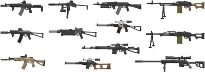 Magic Factory Modern Rus Kişisel Silah Seti Plastik Model MGF2011 1/35