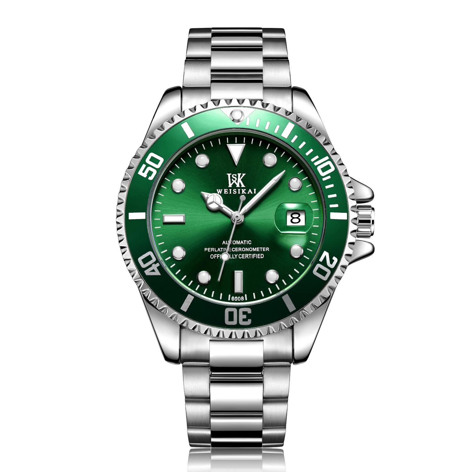 WEISIKAI 6008 Мужские часы Новые роскошные мужские часы высшего бренда с коробкой 30 — фото 3