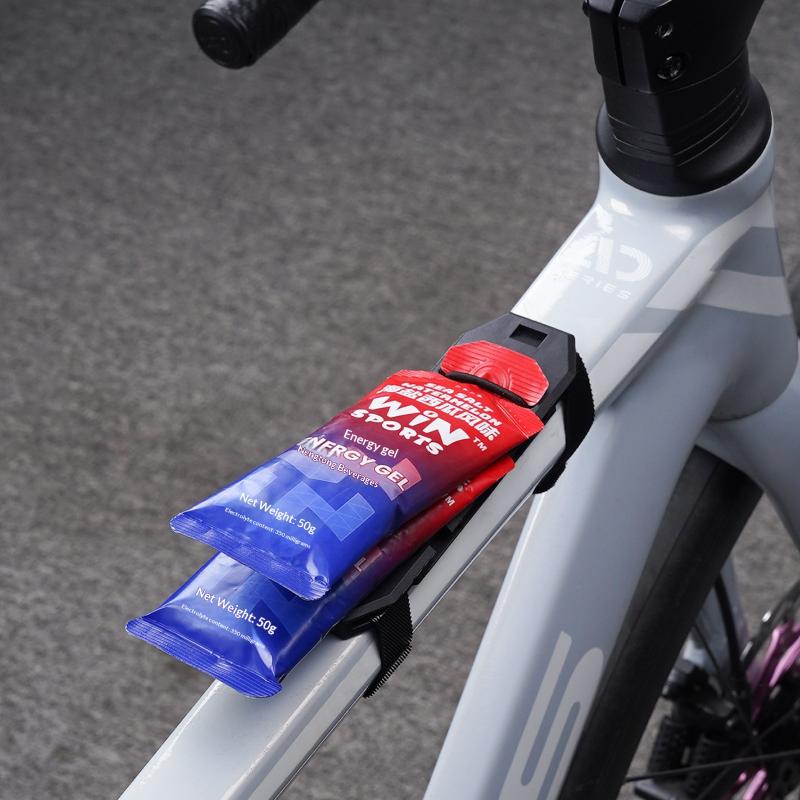 Bicycle Energy Gel Holder Road And Mountain Bike Storage Box Energy Bar Elastic Buckle Cycling Accessories