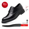 Herren Hohl Atmungsaktiv Oxfords 6cm/8cm Innere Höheneinstellung Formell Business Anzugschuhe Hochzeit Bankett Leder Hohes Schuhwerk