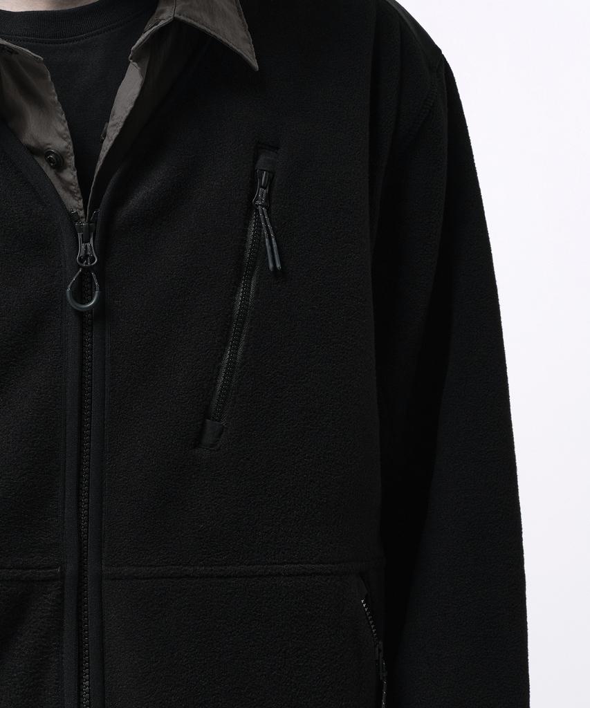 Musinsa Standard [City Leisure] Polar Fleece V-Neck Jacket [Black]