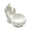Ok Hand Succulent Planter Creative Jewelry Storage Tray Lotus Shaped Flower Pot  for Yard Garden