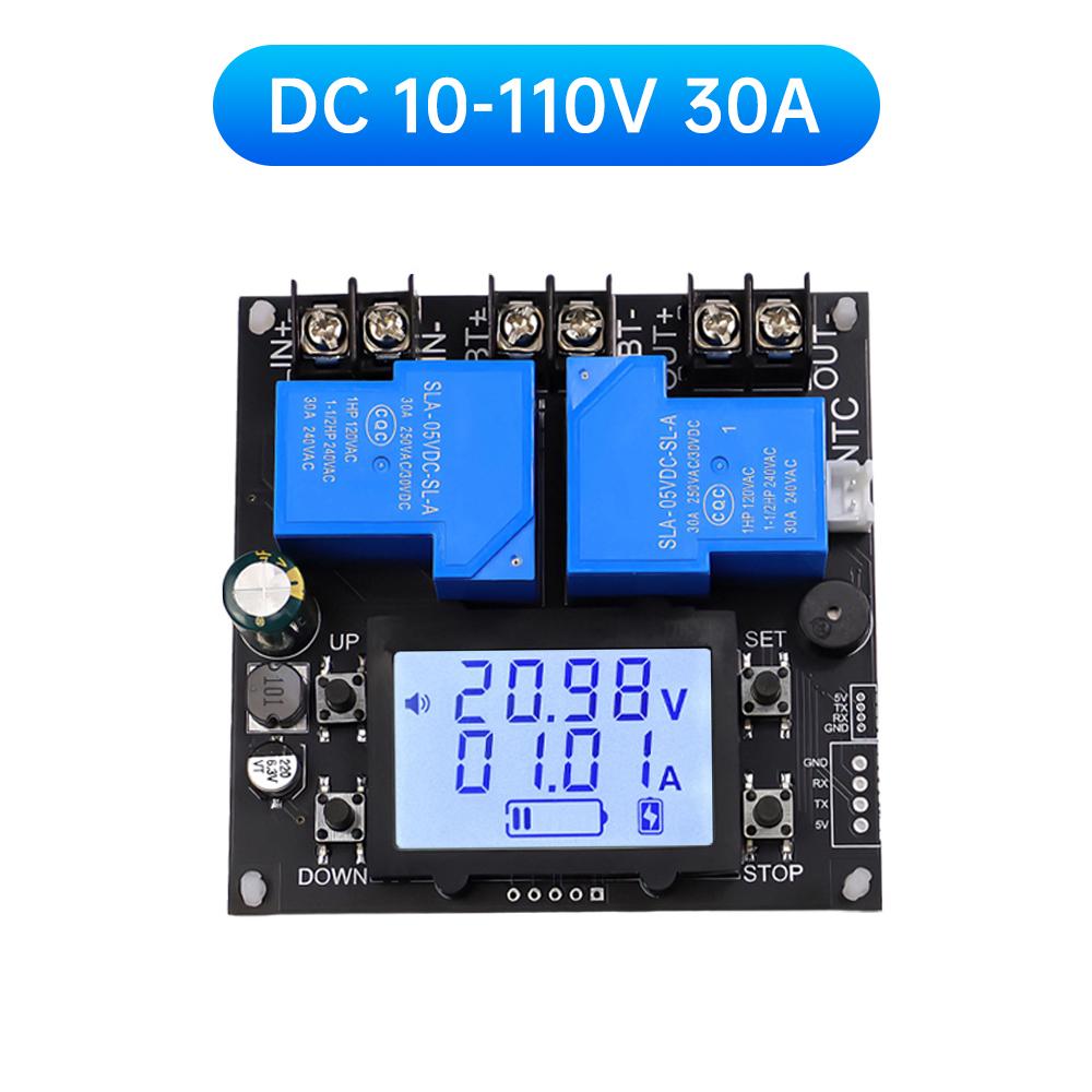 

Coulometer DC 10-120V 30A Battery Capacity Indicator Precision Vehicle Tester Voltage Current Indicator Charge Discharge Protect
