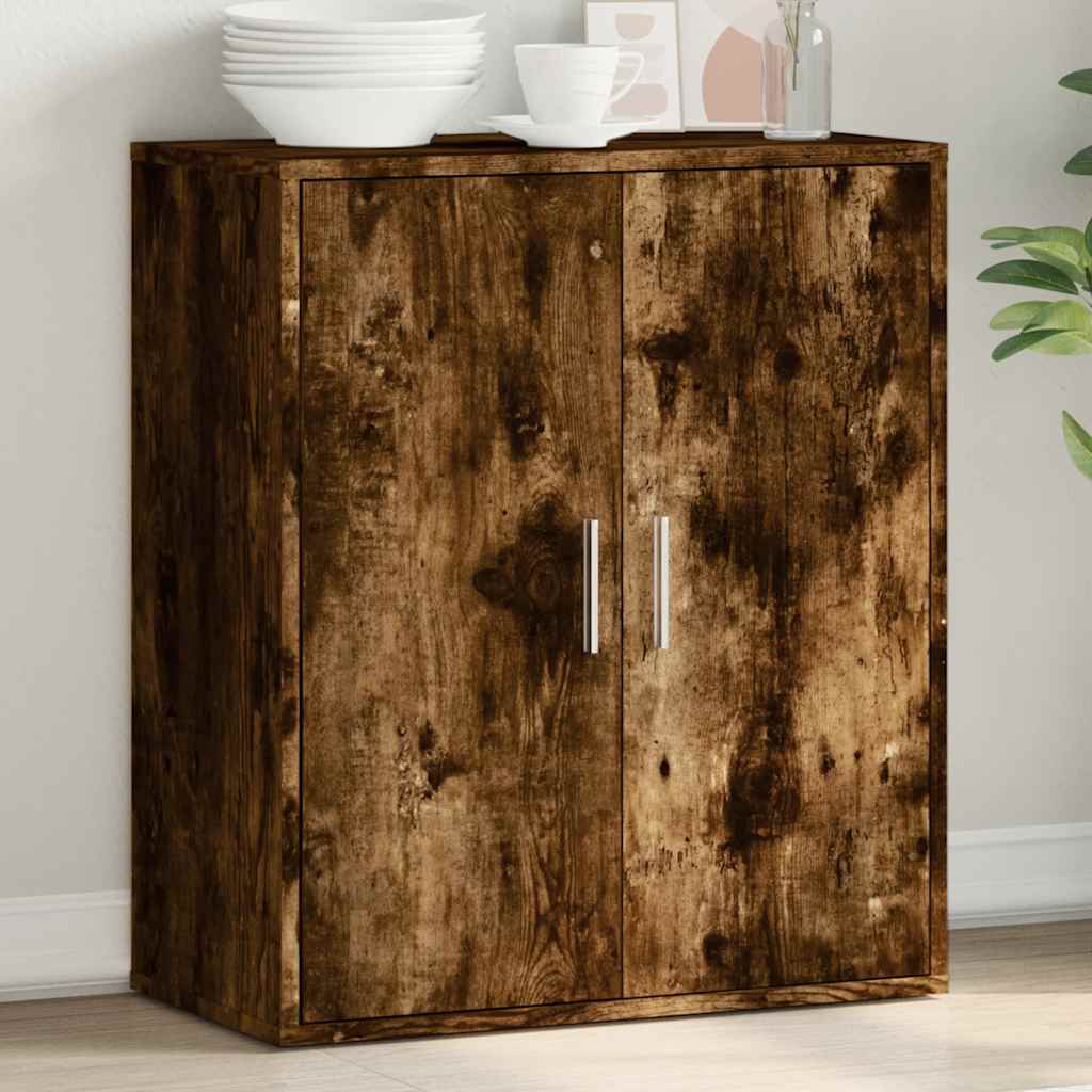 Sideboard Smoked Oak 79 x 38 x 80 cm Particleboard