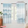 2pcs 2D Flat Printing Curtains Misty Pine Forest Fabric Without Electricity Birthday Party Use for Entryway Room Parties