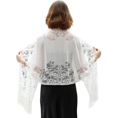 Eve Evan Lace Stole with UV Protection and Air Conditioning Perfect for Formal Occasions Like Nights the or Office Stylish and Cute Dress for Going