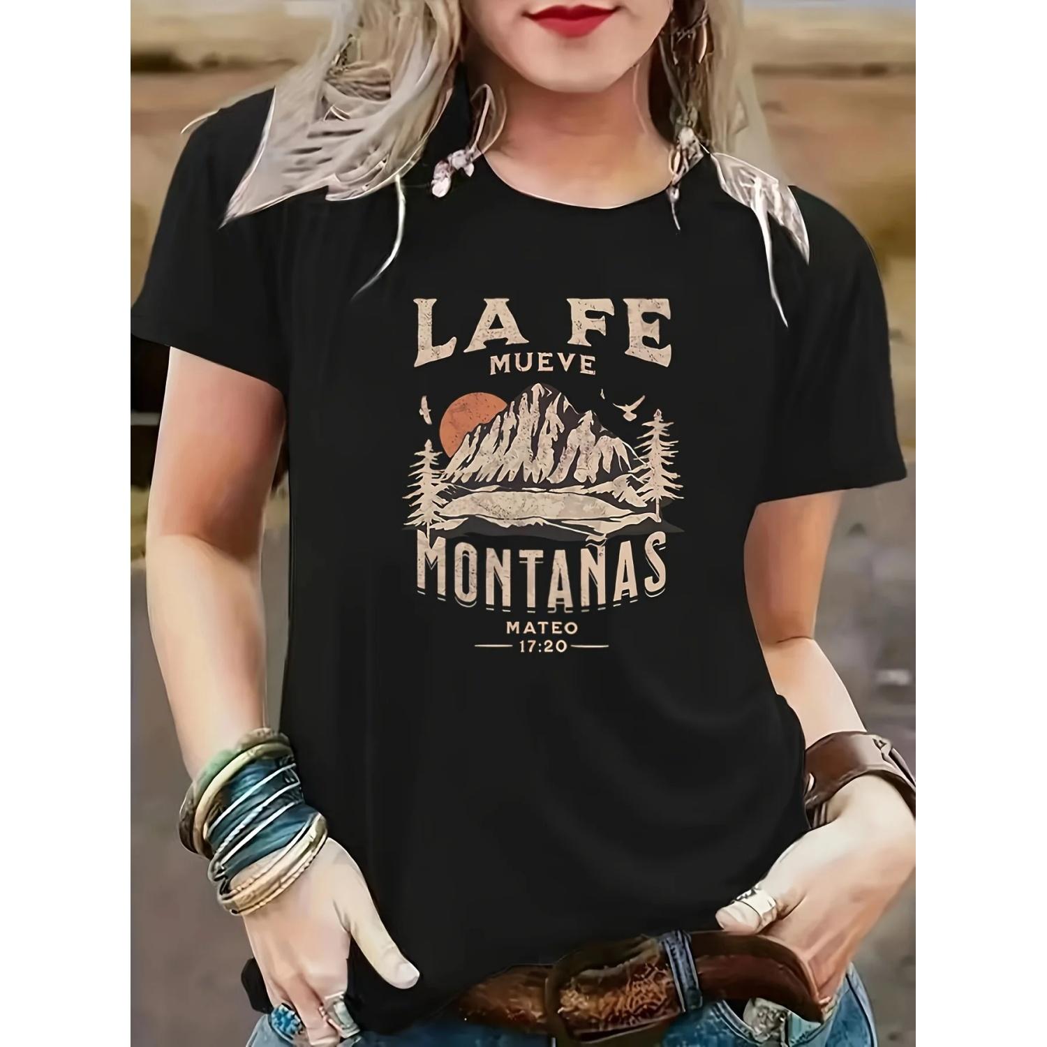 

Style Comfortable Outdoor Summer Spring Home Leisure Apparel Women s Short Sleeve Round Neck Pullover T-Shirt Casual S чёрный