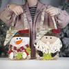 Merry Christmas Candy Bags Santa Claus Gift Holders Stockings Snowman Pendant New Year Xmas Ornament Festive Party Supplies