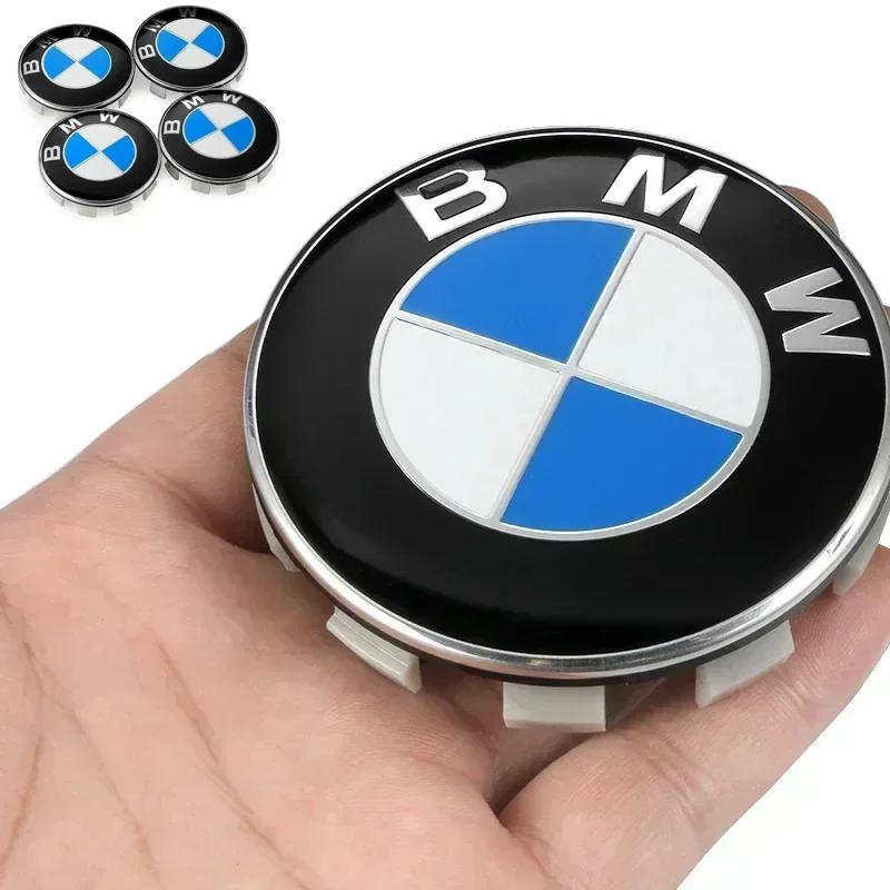 Dla BMW E36 E46 E53 E90 E60 E61 E93 E87 X3 X5 F30 F20 F10 G30 Akcesoria 4 szt. 56/68 mm Samochodowe Dekielki Piasty Koła Osłony Obręczy