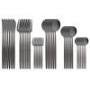 36Pcs Dinnerware Matte Black Knife Fork Tea Spoon Tableware Cutlery Set Stainless Steel Silverware Flatware Kitchen Dinner Set