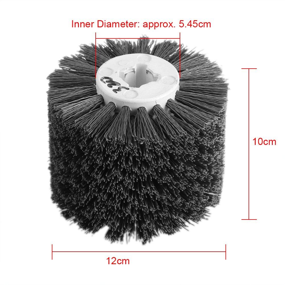 Abrasive Wire Wire Drawing Wheel for Deburring and Polishing Wood Abrasive Suitable for and Irregular Surfaces Polisher, Brush, Furniture,