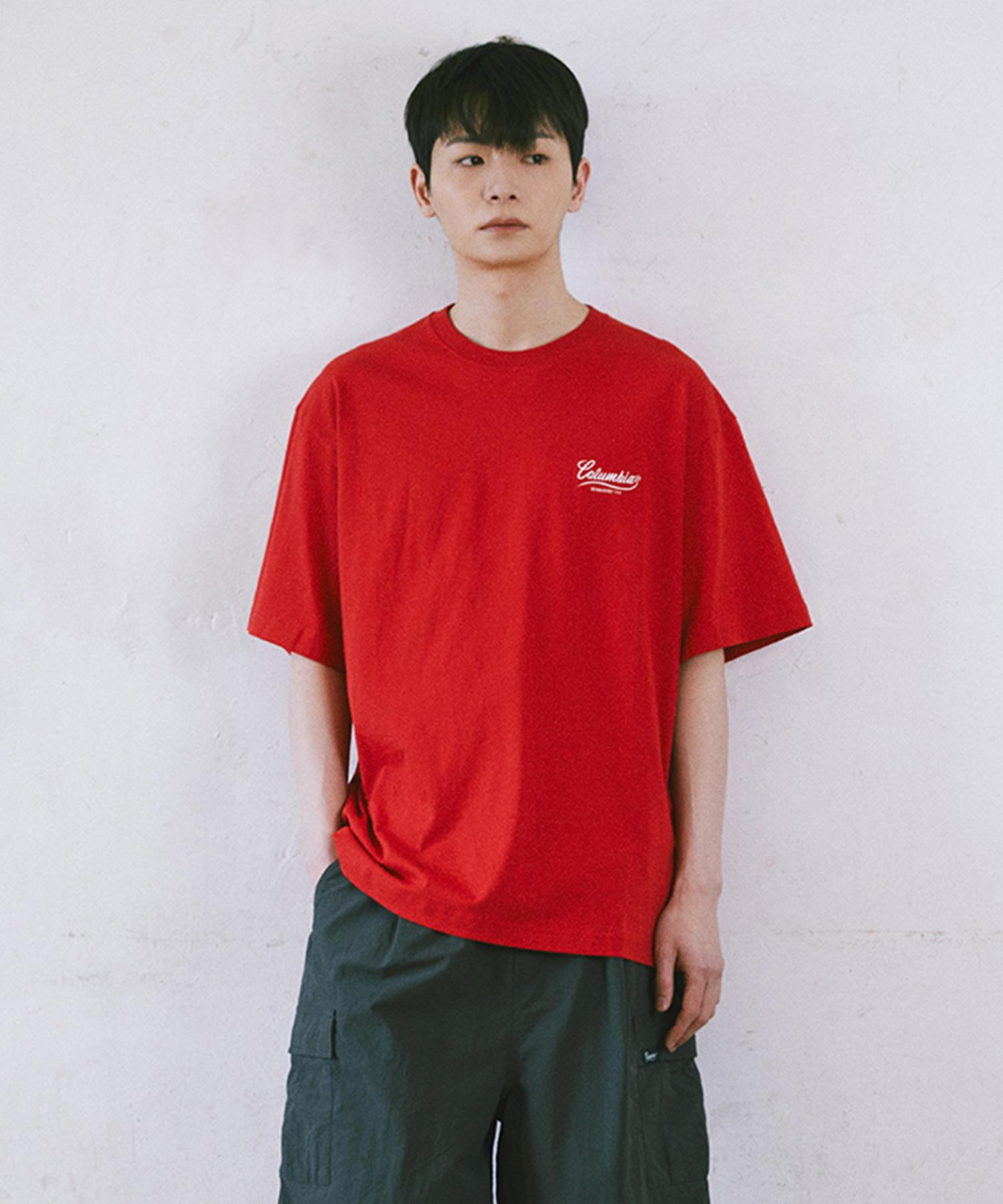 Columbia University Ny Street Tail Logo S/S T-Shirts Red Red/S