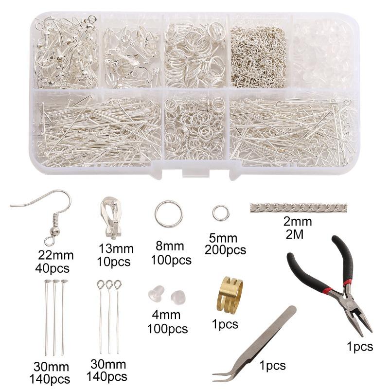 DIY Jewelry Accessories, Earrings, Ear Hooks, Bracelets, Necklaces, Handmade Bead Materials, Tool Sets