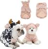 Dog Clothes for Small Medium Dogs Cow Pig Styling Outfit for French Bulldog Pet Puppy Clothing Funny Halloween Xams Dog Costume