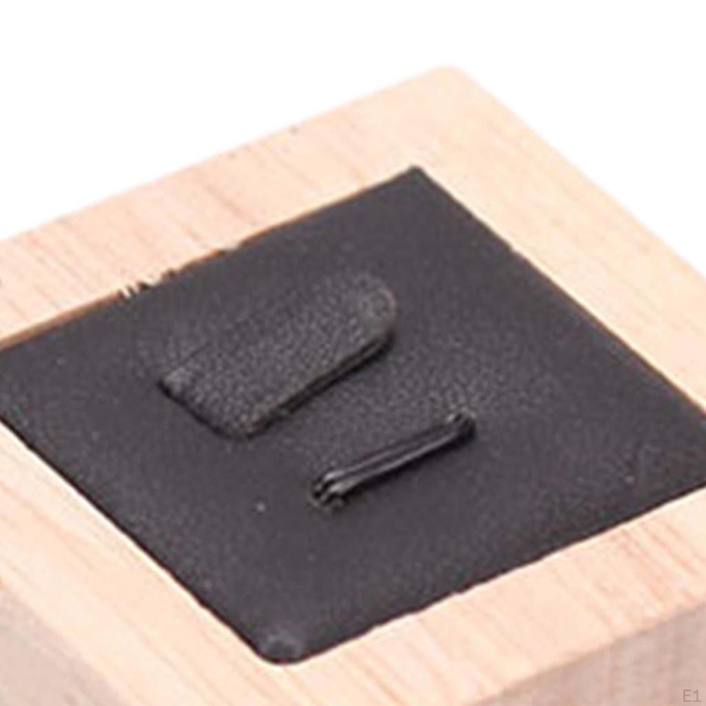 Elegant Wooden Ring Display Stand for Jewelry Organization at Home