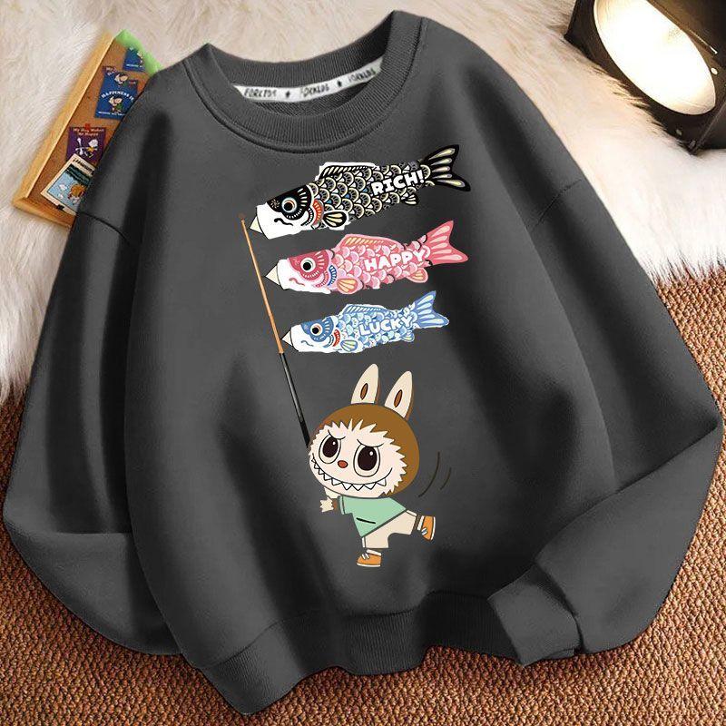 Cute and Loose Hoodies for Children, Fashionable Long-sleeved Hoodies for Boys and Girls In Spring and Autumn