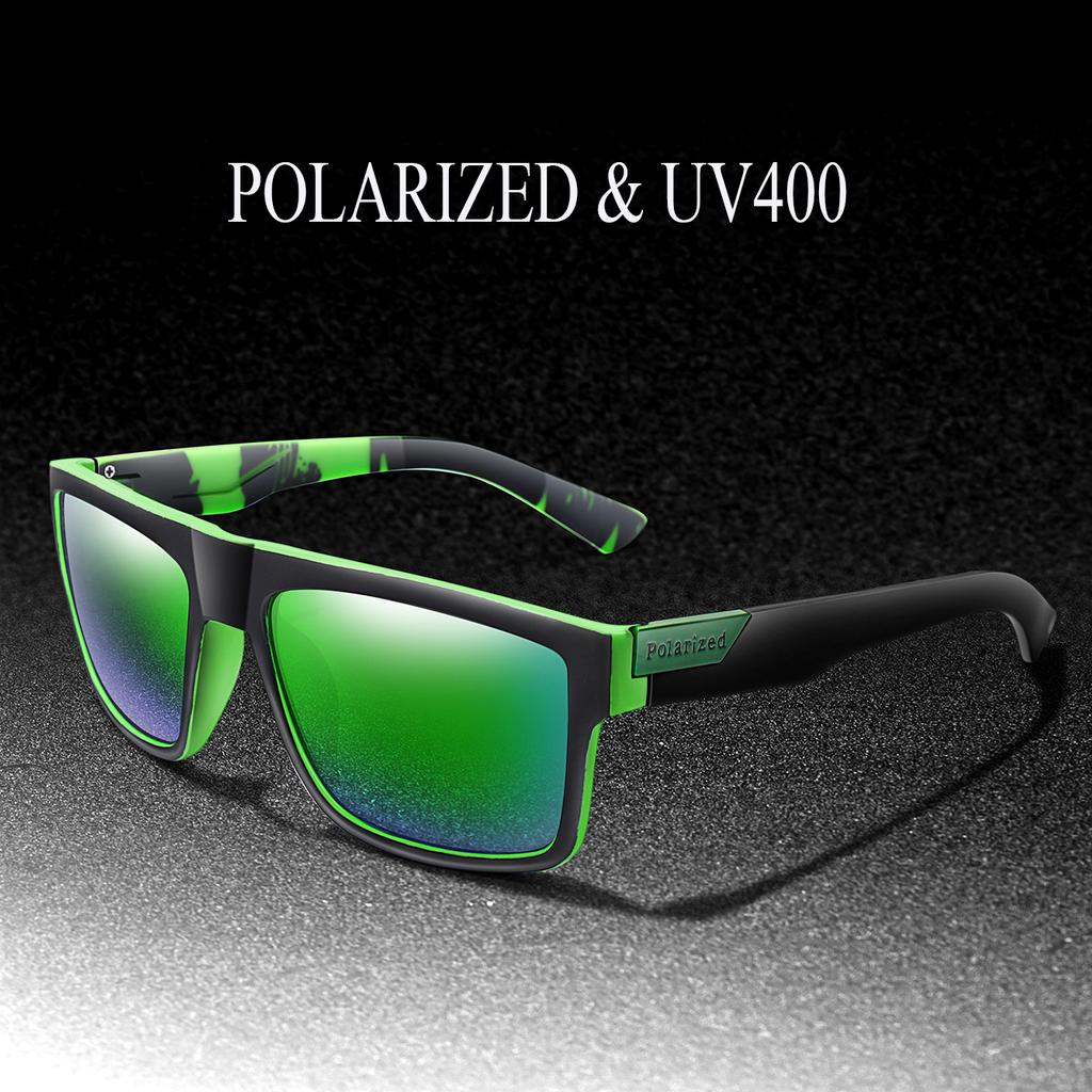 Marca Pesca Corsa Uomo Occhiali da Sole Uv400 Visione Hd Ciclismo Antivento Occhiali alla Moda Lente Tac Stile Vintage Uv400