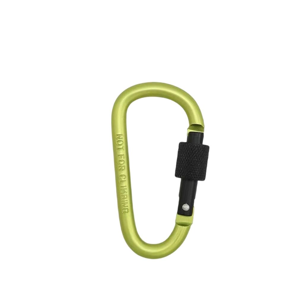 Boucle d'alpinisme plate latérale avec clé de verrouillage Accrochage rapide Boucle de sac à dos Boucle multicolore
