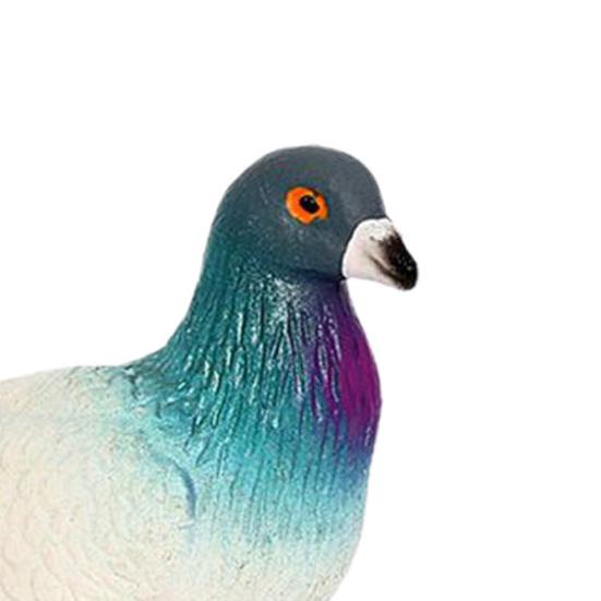 Figurine Porumbel Imprimate cu Simulare Înaltă Iubire Pace Model Porumbel Statuie Animal Recuzită Fotografie