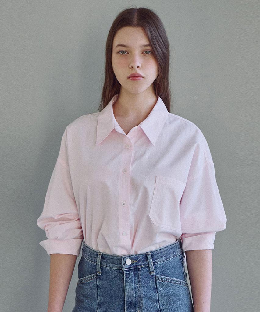LUSIDA Loose Fit Cotton Shirt