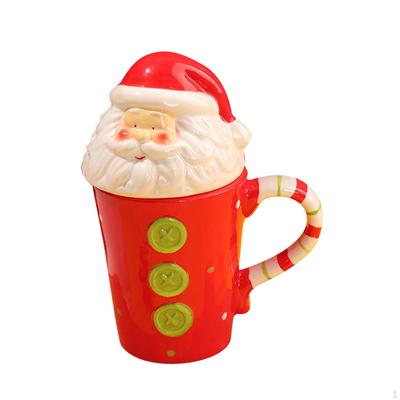 Cartoon Keramische Mok Kerstmokken Drinkbekers Kerstvakantie Koffie Emaille voor